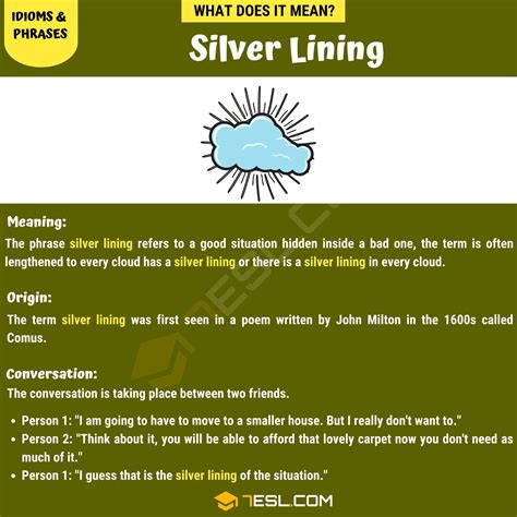 Silver Lining Meaning Origin And Examples 7ESL