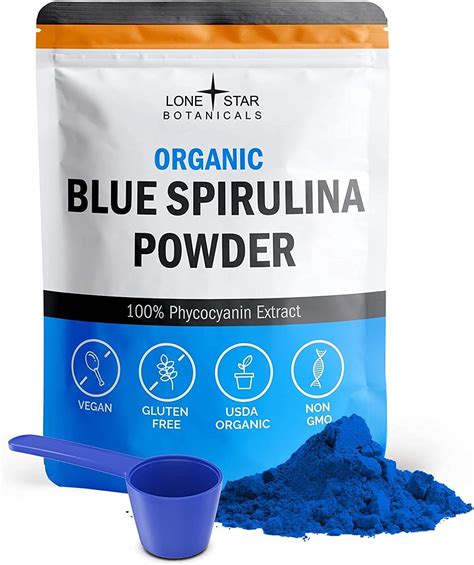 Polvo de Espirulina Azul Orgánica Superalimento Chile Ubuy