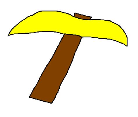 Golden Pickaxe by MediaAzuretheCatYT on DeviantArt