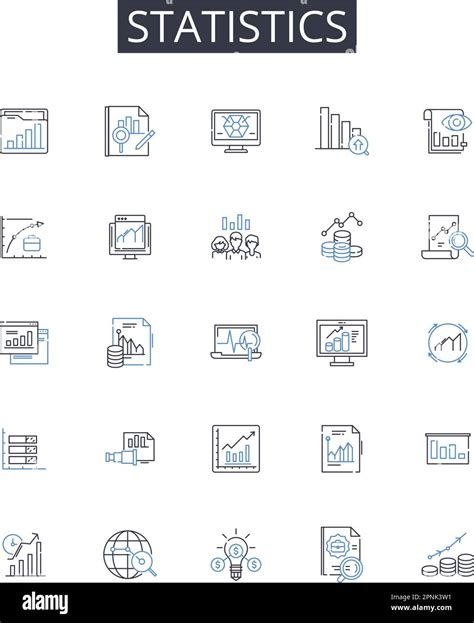 Recopilaci N De Iconos De L Nea De Estad Sticas Teor A De La