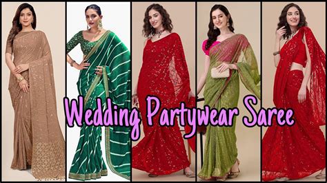 Amazon Saree Haul Wedding Partywear Saree Haul Festive Saree Haul Saree