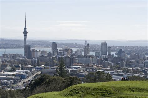 Cidade CBD De Auckland Nova Zelândia Foto de Stock Imagem de paisagem