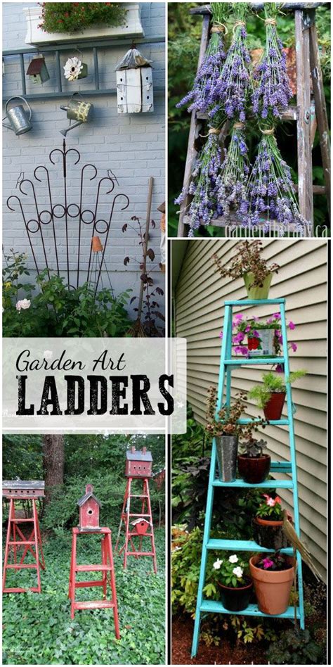 32 Best Primitive Ladders Images On Pinterest Primitive Crafts