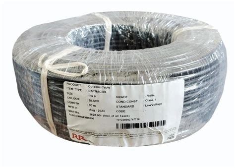 F Type Female RR Co Axial Cable 90 M At Rs 3628 Roll In Nagpur ID