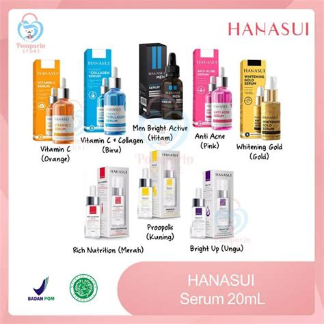 Jual Serum Hanasui 20 Ml Vit Cwhitening Goldanti Acnemen Bright