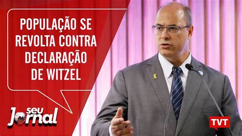 População se revolta contra declaração de Witzel sobre bombardear