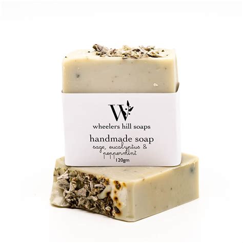 Soap Bar Sage Eucalyptus And Peppermint Wheelers Hill Soaps