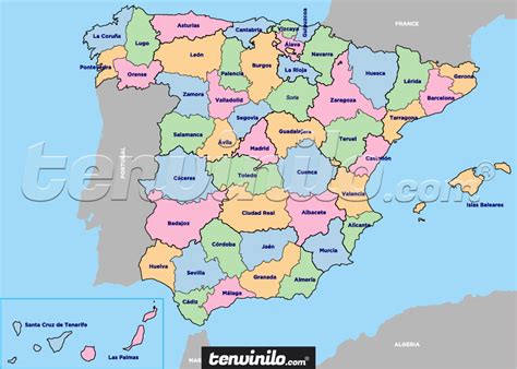 Mapa De Espana Provincias Provincias Resuelto Mapa De Espana Images