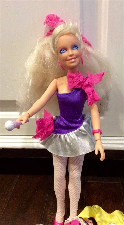 1985 Rock N Curl Jem Doll With Clothes And Accessories By Hasbro Jem