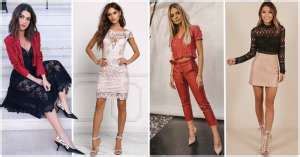 Outfits Con Encaje Encantadoras Ideas Para Un Look Con Estilo