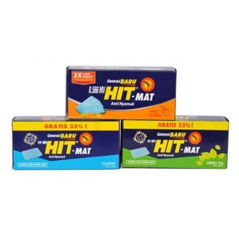 Jual HIT MAT BOX ANTI NYAMUK ISI 18 6s Shopee Indonesia