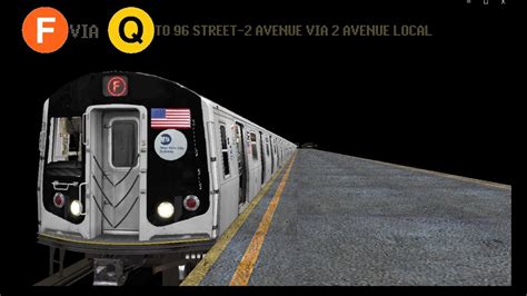 Openbve Special F Train To Street Avenue Via Avenue Local