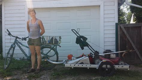 Bicycle Powered Landscaping Service Bikes At Work