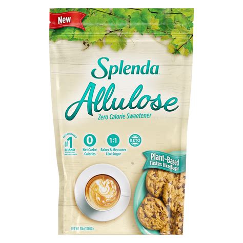 Splenda Allulose Sweetener 3 Lb Bag Plant Based Zero Calorie Sweetener Tastes Like Sugar