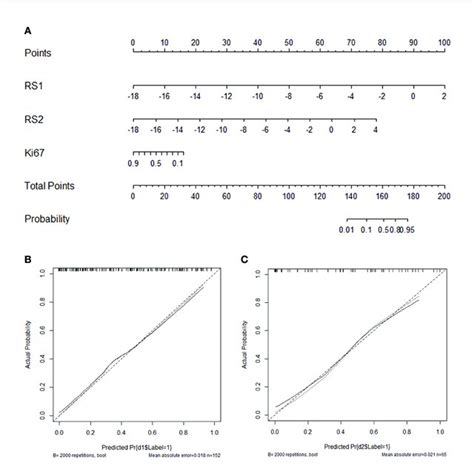 Nomogram With The RS1 RS2 And Ki 67 Incorporated A And