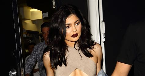 Kylie Jenner Flashes Underboob In Revealing Jumpsuit Hailey Baldwin Kylie Jenner Just Jared