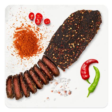 Buy Chilli Biltong Online Chilli Beef Biltong The Jerky Co