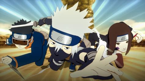 Naruto Shippuden Hd Wallpaper Rin Obito And Kakashi In Action