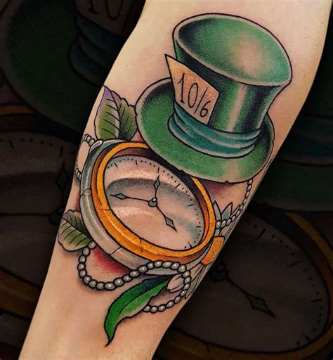 20+ Trippy Mad Hatter Tattoo Designs with Meanings and Ideas - Body Art ...