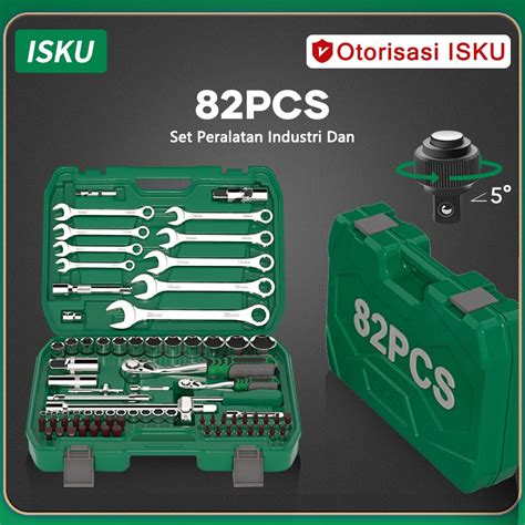 Jual Isku Set Kunci Sok Kunci Shock 37 Pcs 61 Pcs 82 Pcs 121 Pcs