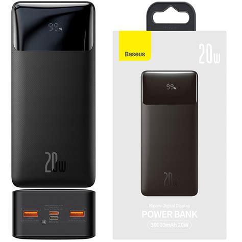 Baseus Du Y Mocny Szybki Powerbank Adowarka Mah X Usb A Usb C Pd