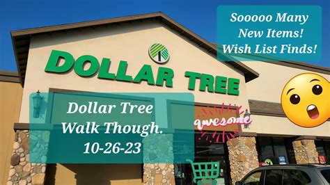 Dollar Tree Walk Through 10 26 23 Soooo Many New Items WOW YouTube