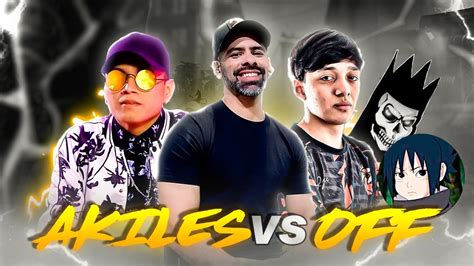 AKILES VS OFF 4VS4 NORTE VS SUR PICANTE LINOX LILBO ROYCE