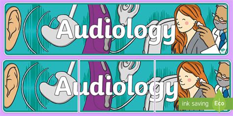 Audiology Display Banner Teacher Made Twinkl