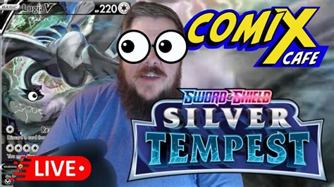 Comix Cafe Live Silver Tempest Booster Box Opening Hunting For Lugia V