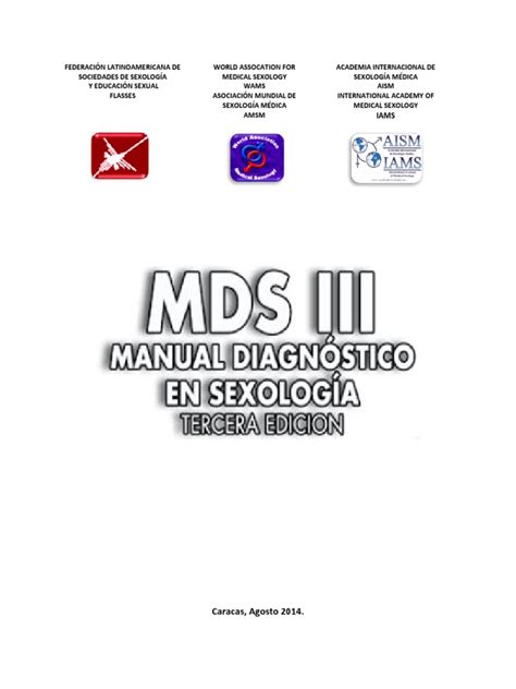 Manual Diagnostico En Sexologia Mds Iii 12 08 14 Espanol 3era Edicion