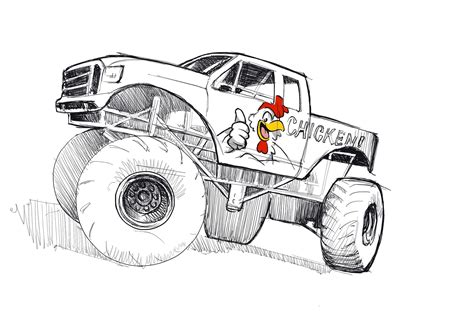 Disegni Di Monster Truck Da Colorare Stampa Gratuitamente