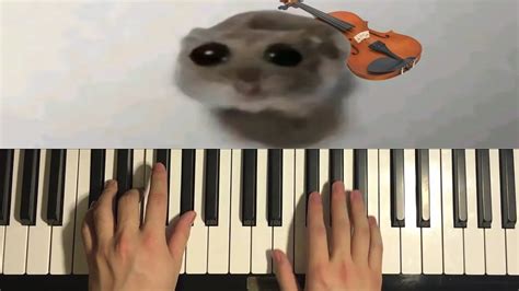 How To Play Sad Hamster Violin Meme Song Piano Tutorial Lesson