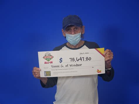 Windsor Automotive Worker Wins $78,000 With Poker Lotto All In