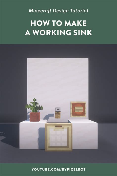 Minecraft Sink Ideas How To Make A Working Sink In Minecraft 4 Simple Ways Minecraft