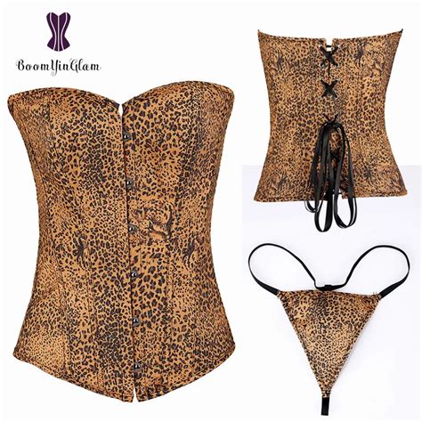 Women Body Shapewear Slimming Waist Cincher Shaper Leopard Print Sexy