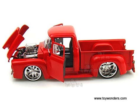 1956 Ford F100 Pickup By Jada Toys Bigtime Muscle 124 Scale Diecast Model Car Wholesale 90485