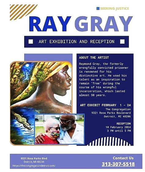 Ray Gray Freed After 48 Yrs Served On Wrongful Conviction Holds Art