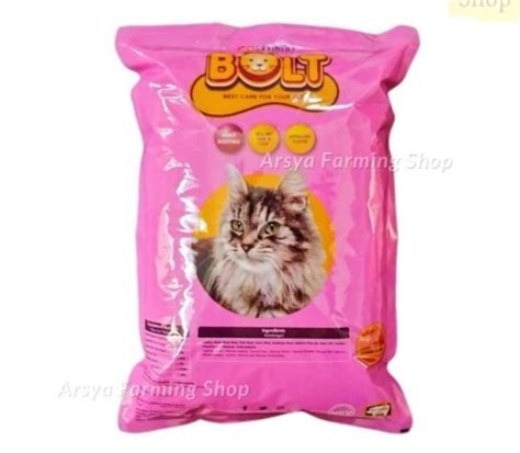 Jual Bolt Salmon Makanan Pakan Cat Food Kucing Dewasa Adult Repack