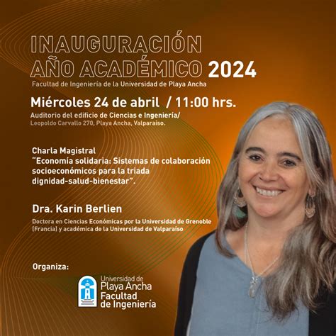 Dra Karin Berlien Inaugurar El A O Acad Mico De La Facultad De