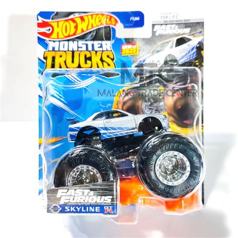 Jual Hot Wheels Monster Trucks Nissan Skyline Gtr R Fast Furious Shopee Indonesia