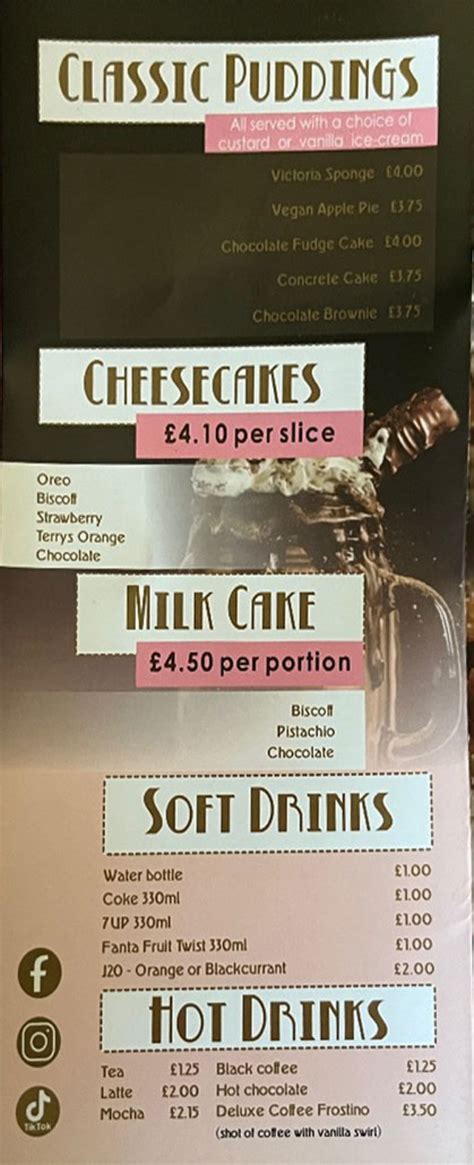 Coco Deluxe Willenhall S Full Menu Online