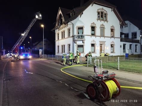 B2 DLK Brand2 Mit Drehleiter Freiwillige Feuerwehr Elzach