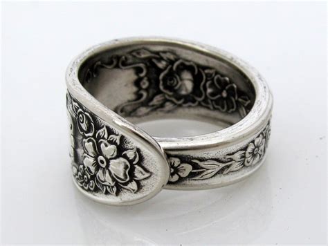 Mildred Spoon Ring 1936 Silverware Pattern Etsy