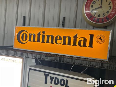 Continental Lighted Sign Bigiron Auctions