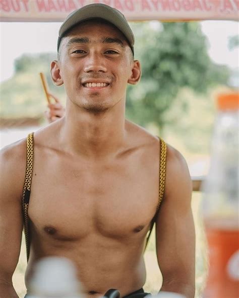 Series Of Photos Of Daffa Wardhana Shirtless Showing Muscular Body