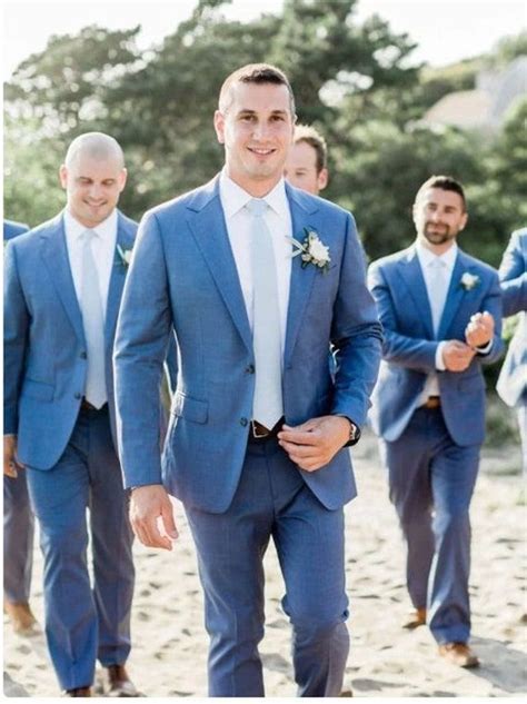 Beautiful Groomsmen Fall Outfits Ideas 2022 Men S 3pieces Evening Dinner Outfits Blue Suit