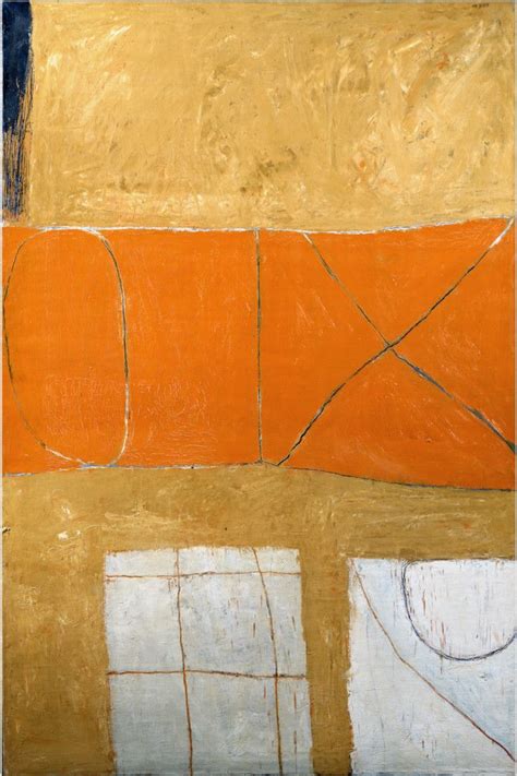 Signs Orange And Ochre William Scott Painting Scott Art