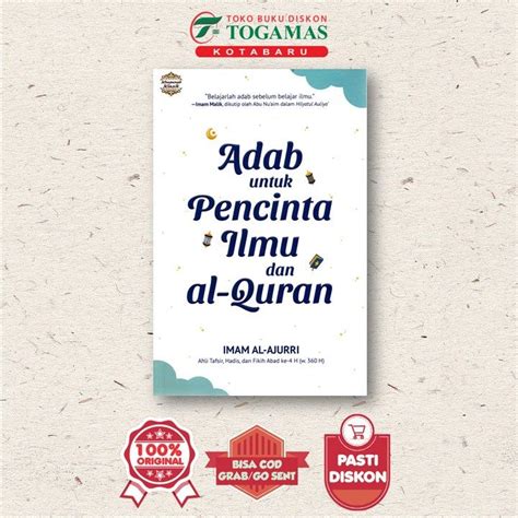 Adab Untuk Pencinta Ilmu Dan Alquran Imam Al Ajurri Lazada Indonesia