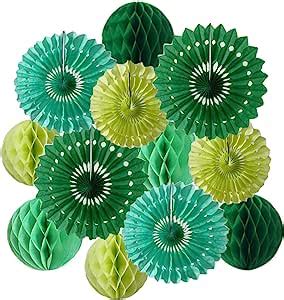 Amazon Pcs Honeycomb Balls Tissue Paper Fans Party