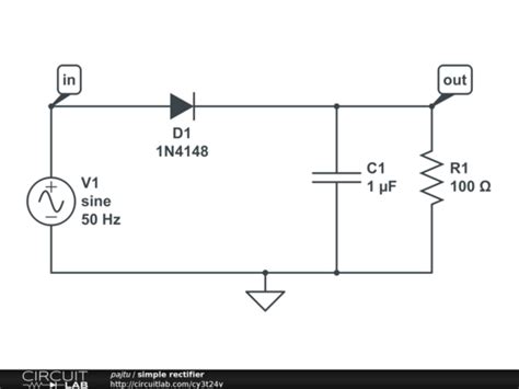 Simple Rectifier Circuitlab